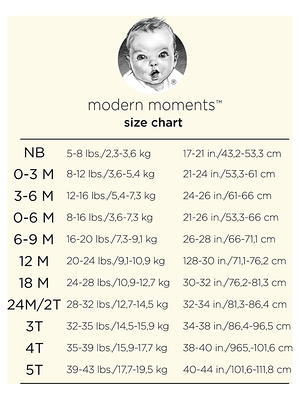 Modern Moments by Gerber Baby Girl Jogger Pants, 4-Pack (Newborn