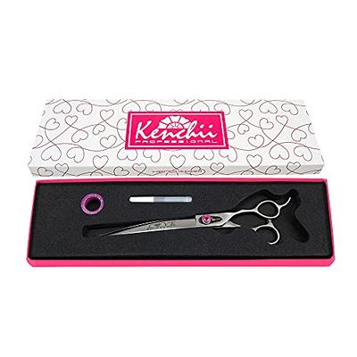 Left handed dog grooming clearance shears