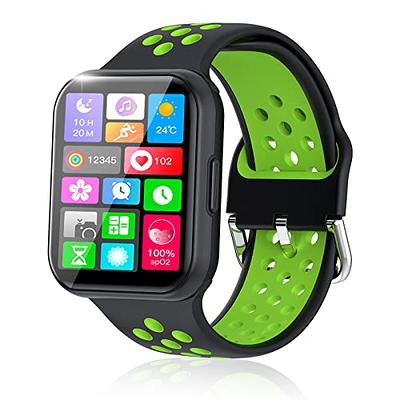 Blackview Smart Watch for Android and iPhone,IP68 Waterproof,with Bluetooth  Call(Answer/Make Calls) for Women Men 1.83 HD Screen Fitness Watch with