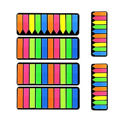 Sticky notes for book annotation.  Page marker, Markers, Sticky notes