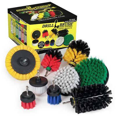 Drill Brush and Pads Set, Drill Brush Scrubber