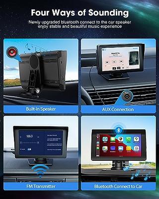 Lamtto 9.26 inch Wireless Car Stereo Apple CarPlay with 2K Dash Cam, 1080p Backup Camera, Portable Touchscreen GPS Navigation for Car, Car Stereo