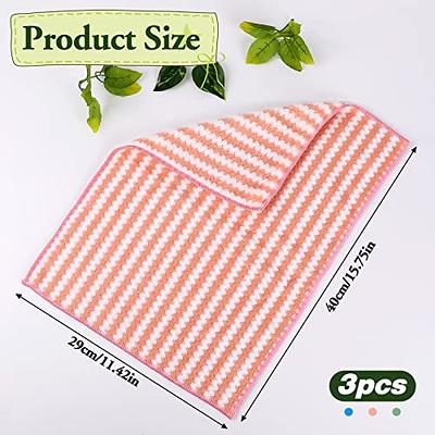 Sliverdew Absorbent Microfiber Cleaning Cloth Lint Free Thick Microfiber  Towels Dish Rags Colored Stripes Reusable Microfiber Cleaning Rags for  Kitchen, Bathroom, Car - Yahoo Shopping