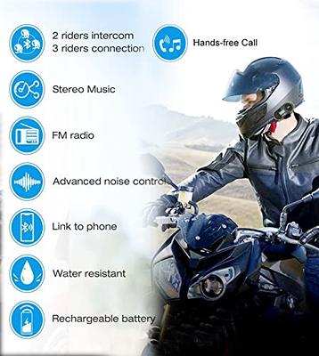  FreedConn Motocycle Helmet Waterproof Wireless Bluetooth  Headset TCOM-SC; /LCD Screen/FM Radio/800M Intercom/2 Riders Intercom/Moto  Biking & Skiiing/2 in 1 Microphone; : Electronics