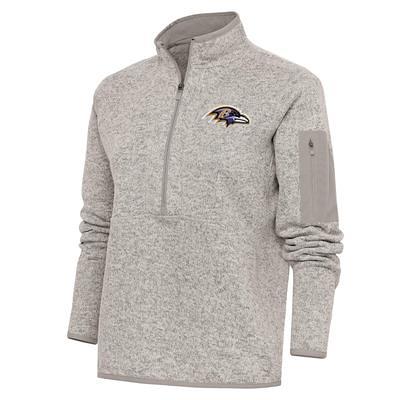 Seattle Seahawks Antigua Women's Metallic Logo Tribute Half-Zip Top - White