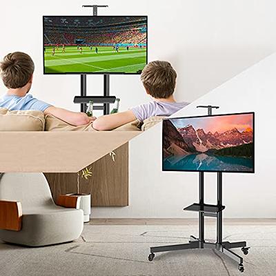 Mobile TV Stand Height Adjustable 32 -86