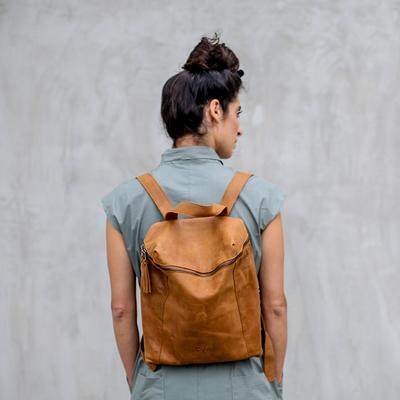 Leather Backpack Purse Multipurpose Women's Bag – Roisse