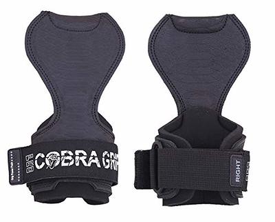 Cobra Grips PRO Weight Lifting Gloves, Heavy Duty Straps, Alternative to  Power Lifting Hooks, Power Lifting, For Deadlifts With Built in Adjustable  Neoprene Padded Wrist Wrap Support ( FIT Brown Leather )