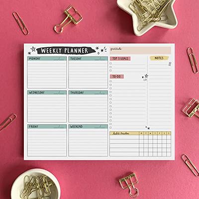 Bliss Collections Daily Planner, You've Got This, Undated Tear-Off Sheets  Notepad Includes Calendar, Organizer, Scheduler for Goals, Tasks, Ideas,  Notes and to Do Lists, 8.5x11 (50 Sheets) 