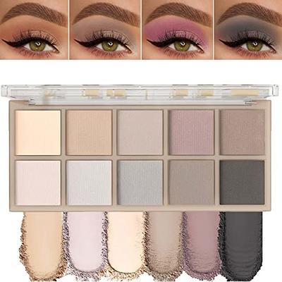 LSxia 12 Colors Cream [Blush+Contour+Concealer+Highlighter] Makeup Palette  for Cheeks - Multi-functional Makeup Palette with Brush, Natural Matte Long