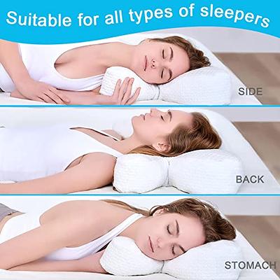 Cooling Knee Pillow for Side Sleepers, Gel Memory Foam Leg Pillows for  Sleeping with Ice Silk Cover and Strap, Knee Pillow for Back Hip Pain,  Spine