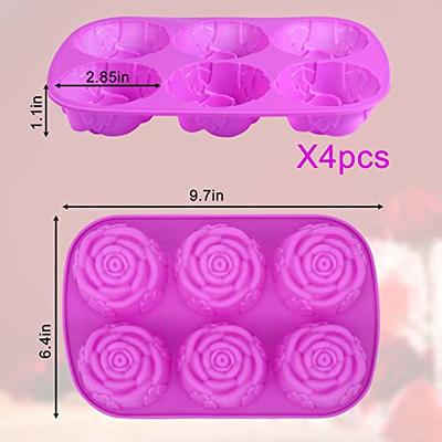 Rose Flower Ice Cube Mold Chocolate Cookie Cup Cake Baking Soap Mold -  China Rose Flower Silicone Tray and Cake Bread Pudding Chocolate Muffin  Soap price