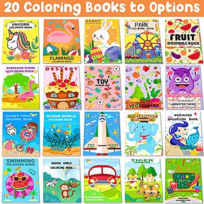 20 Pack Coloring Books for Kids Ages 4-8, Small Coloring Books for Kids  Ages 2-4, Kids Birthday Party Favors Bulk Gifts Goodie Bags Stuffers  Classroom