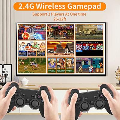 Wireless Retro Game Console, Plug & Play Video TV Game Stick with 15000+  Games Built-in, 64G, 9 Emulators, 4K HDMI Nostalgia Stick Game for TV, Dual