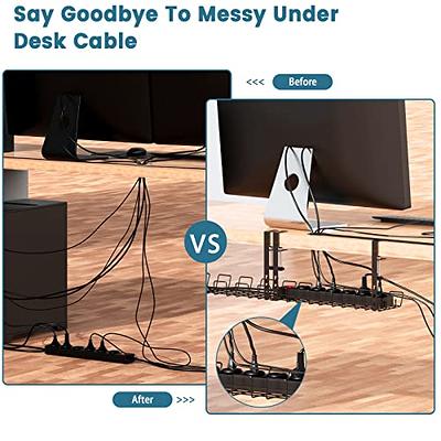 Under Desk Cable Management Tray, Cord Organizer for Desk, Cable Organizer,  Wire Organizer, Cord Management, Cable Management Under Desk, Wire Holders