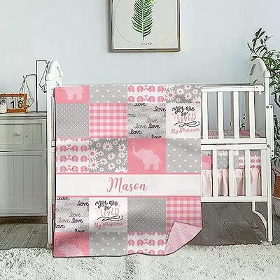 Trend Lab WILD FOREVER 3pc Crib Set Quilt Crib Skirt Fitted Sheet GIRLS  BABY