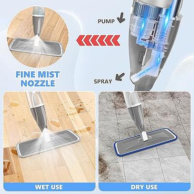 Beyoco Microfiber Spray Mops for Floor Cleaning with 3pcs Reusable