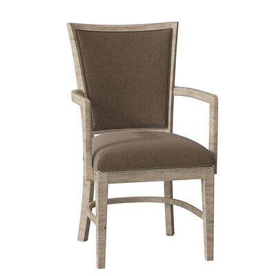 Bayfield Upholstered King Louis Back Arm Chair Fairfield Chair Body Fabric:  9508 Smoke, Frame Color: Walnut - Yahoo Shopping