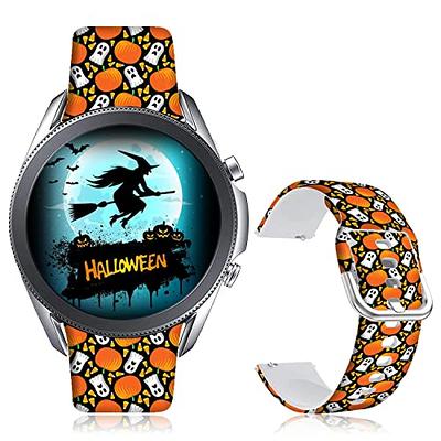 Doo UC Halloween Watch Bands Compatible with Apple Watch 38mm 40mm 41mm 42mm 44mm 45mm 49mm for Men Women Girls, Replaceable Silicone Smartwatch