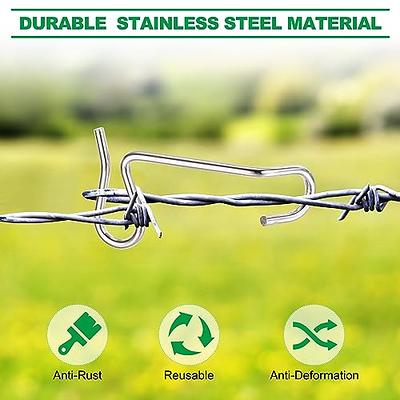 Fence Wire Twisting Tool Barb Wire Tensioning Tool Fence Wire Tightener  Tool Fence Wire Tensioner 304 Stainless Steel Barb Wire Tightener Tool  Garden Fence Twisting Spanner 