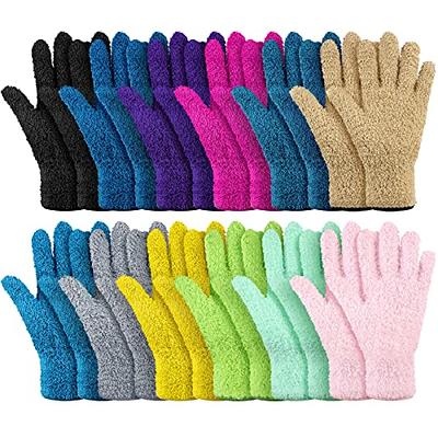 Geyoga 12 Pairs Microfiber Dusting Gloves Household Dusting Cleaning Glove  Washable Plant Dusting Gloves Mittens Gloves (Medium) - Yahoo Shopping