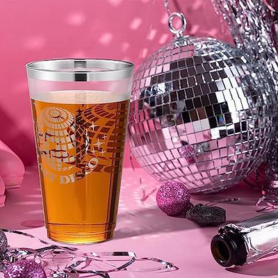 Pink Party Cups, 16 Oz, Plastic Disposable Bulk Party Decorations