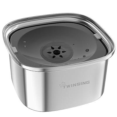 Stainless Steel Dog Water Feeder Large Capacity No Spill - Temu