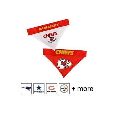 Pets First Kansas City Chiefs Medium Stripe Dog T-Shirt | Petco