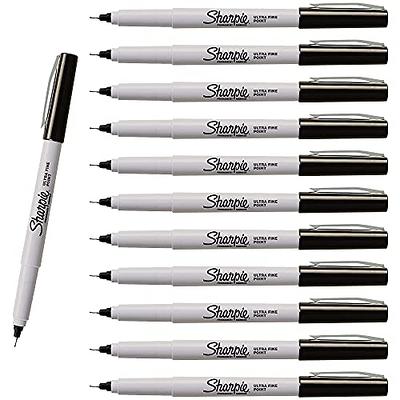 Sharpie Permanent Markers, Fine Tip, Black, 24/Pack (2042918)