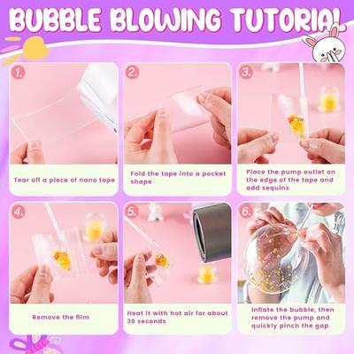 Jimcii Cute Nano Tape Bubble Kit for Kids with Box, Nano Double Sided Tape,  Nano Magic Tape Bubbles - Yahoo Shopping