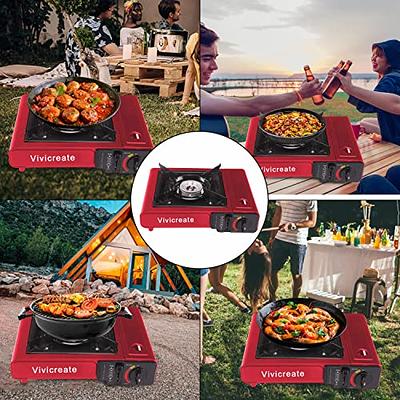 Choice 1-Burner High Performance Red Butane Range / Portable Stove with  Brass Burner - 8,000 BTU