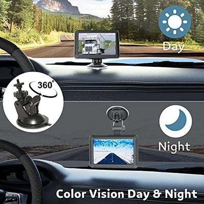 EWAY Wireless WiFi Magnetic Hitch Backup Camera 1080P HD Rechargeable  Battery Powered No Wiring Rear View Reverse Monitoring Camera for Car Truck