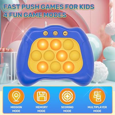 Handheld Travel Pop It Pro Games for Kids Electronic Fidgets Games Boy  Girl, Gift for3 4 5 6 7 8 Year Old Boys Birthday Xmas, Light Up Pop It Game  and