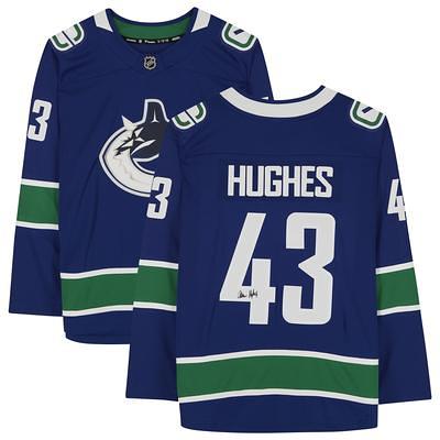 Quinn Hughes Vancouver Canucks Autographed 2020 Reverse Retro