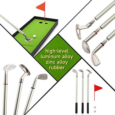 Yaomiao 3 Set Mini Golf Pen Gift Set Golf Gifts for Men Cool