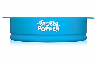  The Original Proper Popper Microwave Popcorn Popper, Silicone  Popcorn Maker, Collapsible Bowl BPA Free & Dishwasher Safe - (Blue): Home &  Kitchen