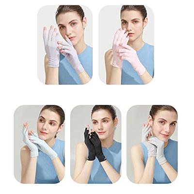 3 Pairs UV Shield Glove Gel Manicures Glove Anti UV Fingerless Gloves  Protect Hands from UV Light Lamp Manicure Dryer
