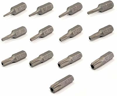 VETCO 7-Piece Security Torx Bit Set T-7, T-8, T-9, T-10, T15, T20, T25