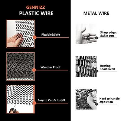 Upgraded 15.7IN x 33FT ABS Plastic Chicken White Wire Fence Mesh, Poultry  Fencing, Hexagonal Fencing Wire for Gardening, Construction Barrier Netting,  Chicken Wire Frame Crafts, Floral Netting - Yahoo Shopping