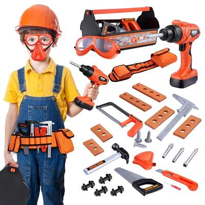  Black+Decker Jr. Electronic Power Drill, Boys, Kids Pretend Play  Tool with Realistic Light, Sound & Action! : Toys & Games