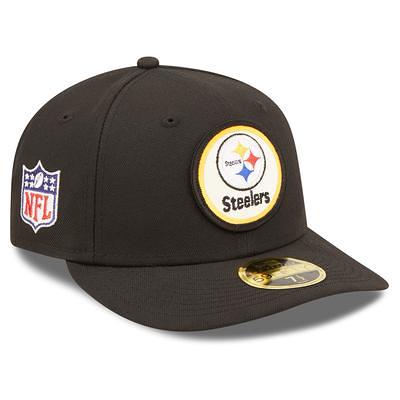 New Era Men's Pittsburgh Steelers 2023 Sideline Pinwheel 59Fifty Fitted Hat