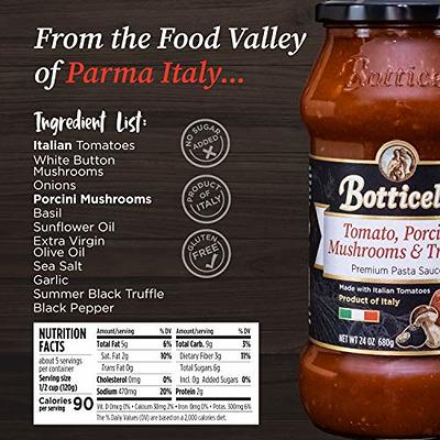 Botticelli Premium Italian Pizza Sauce for Authentic Italian Taste - Low  Carb Low Sugar Keto Pizza Sauce 