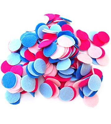 Playfully Ever After Pink, Light Pink, Militia Blue & Light Blue Craft Felt  Circles (1.5 Inch - 95pc) - Yahoo Shopping