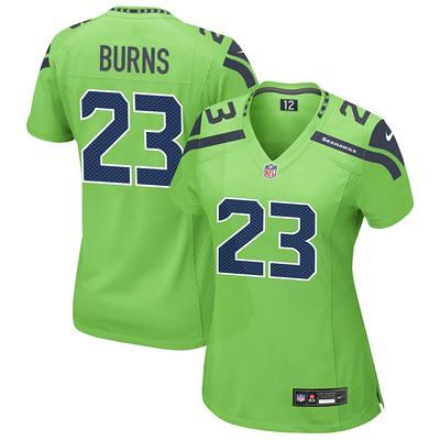 Seattle Seahawks Nike Women's Alternate Custom Game Jersey - Neon Green