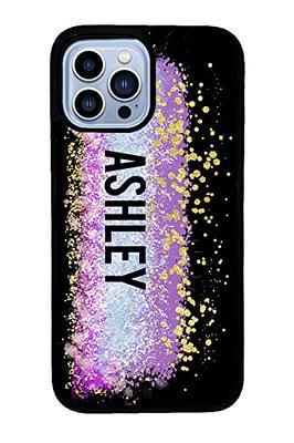  Honey Bumble Bee Texture Personalized Initial Black Rubber  Phone Case Compatible with Apple iPhone 15 Pro Max Plus, 14 Pro Max Plus,  13 Pro Max Mini, 12 Pro Max Mini, 11