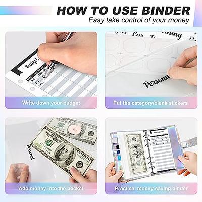 Budget Book with Cash Envelopes, Budget Binder with Zipper Envelopes, Money  Organizer for Cash, Shiny Budget Binder - Yahoo Shopping