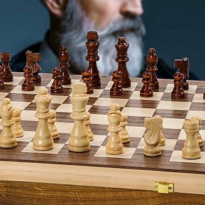 Blackwood and Olivewood Classic Traditional Chess Board - Satin Finish