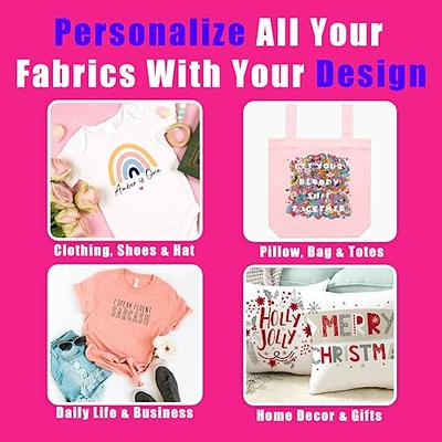  Custom Heat Transfer Paper with Your Own Text Logo Image for  Customized T Shirt Aprons Bag or Other Fabric Without Cutting or Weeding  Like Heat Transfer Vinyl Just Iron on Transfer 