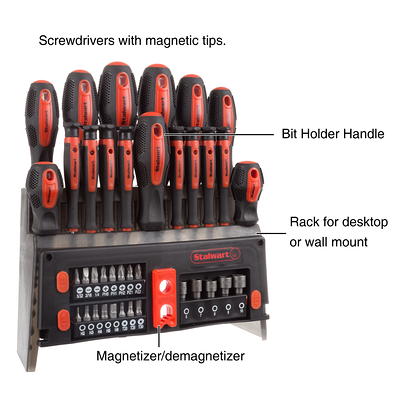 Amartisan 146-piece Magnetic Screwdrivers DIY Tools Set Plastic Racking for Men  Tools Gift, Includs Precision screwdriver, Magnetizer, Key Set, Nut Driver  and Bit Set - Yahoo Shopping