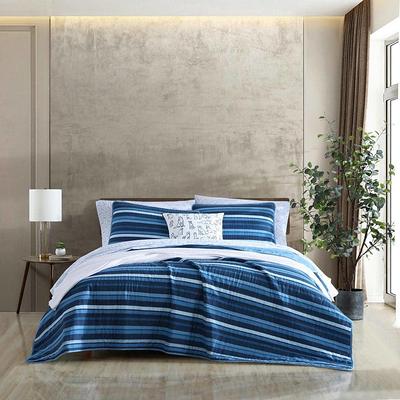 Flora Reversible Quilt Set Blue - Laura Ashley : Target